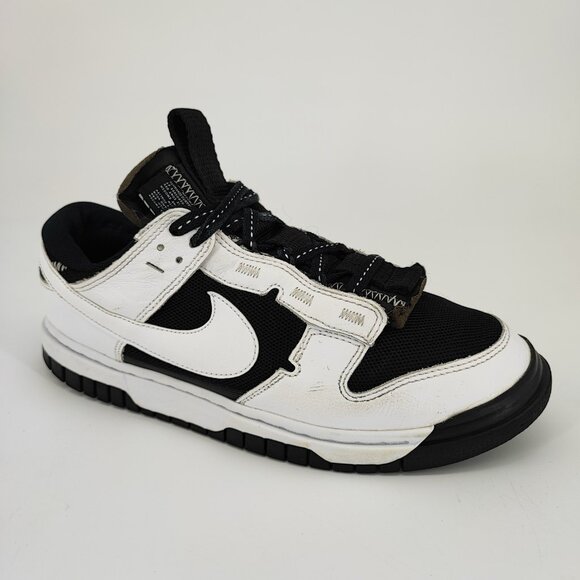 Nike Dunk Low Jumbo Reverse Panda Men\'s Sz 9 US Leather White Sneaker DV0821-002 main image 7